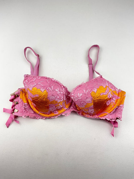 Brasier Rosado Floral Variangis