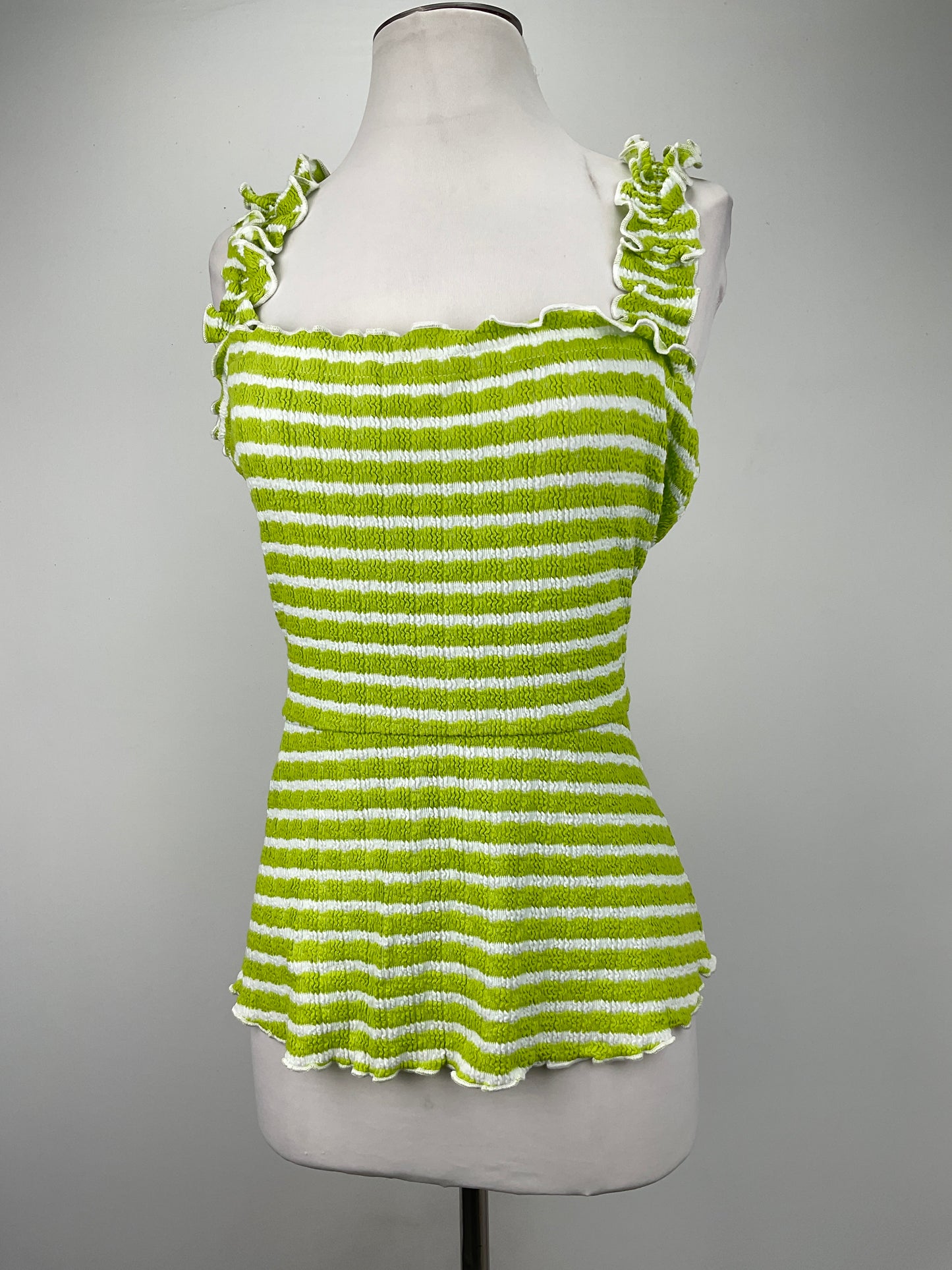 Blusa Verde de Rayas Bunulu