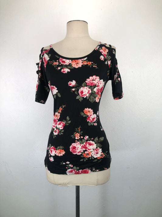 Blusa Negro de Flores Eye Candy