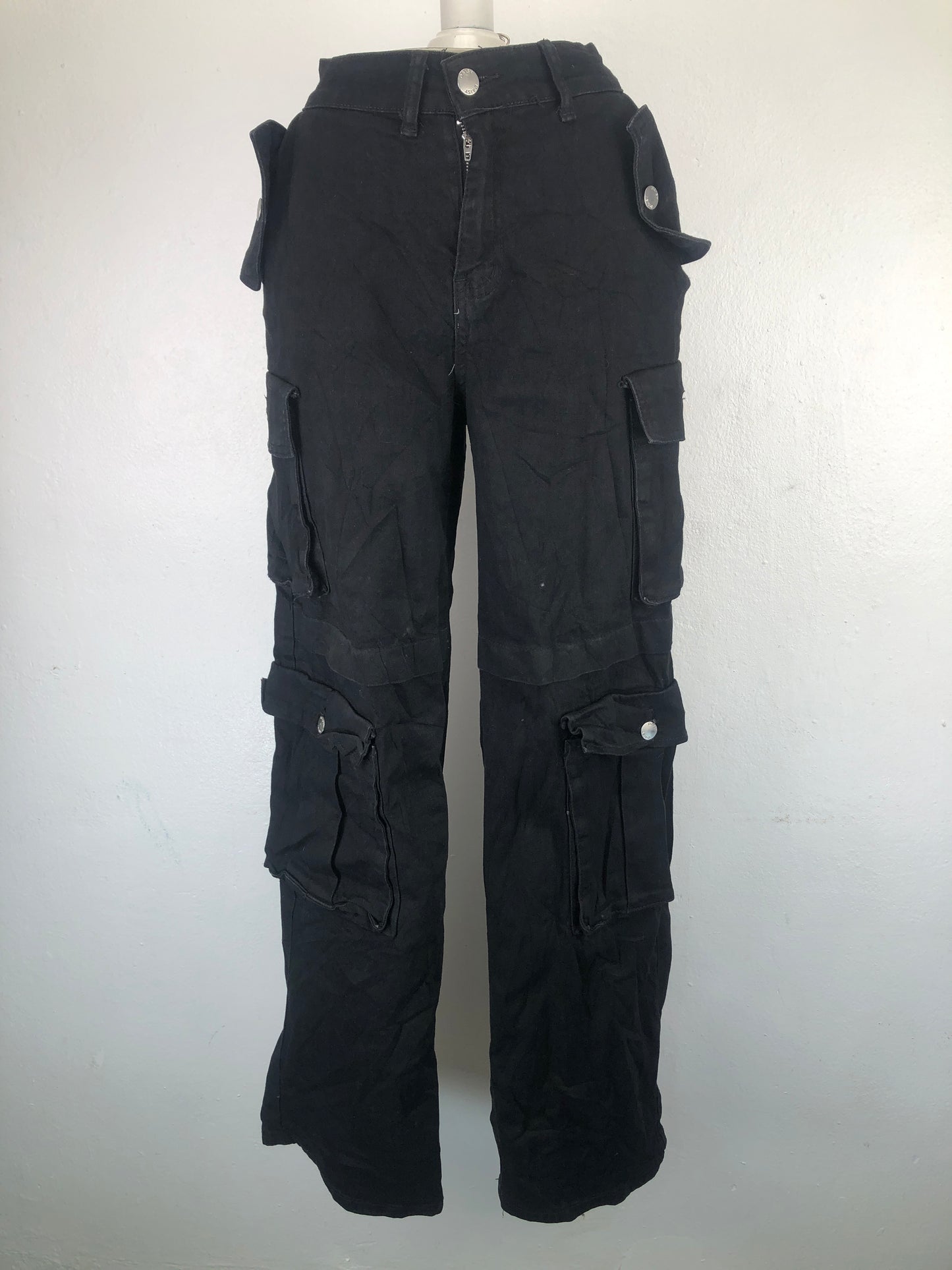 Pantalon Negro Mom Jeans Daisy