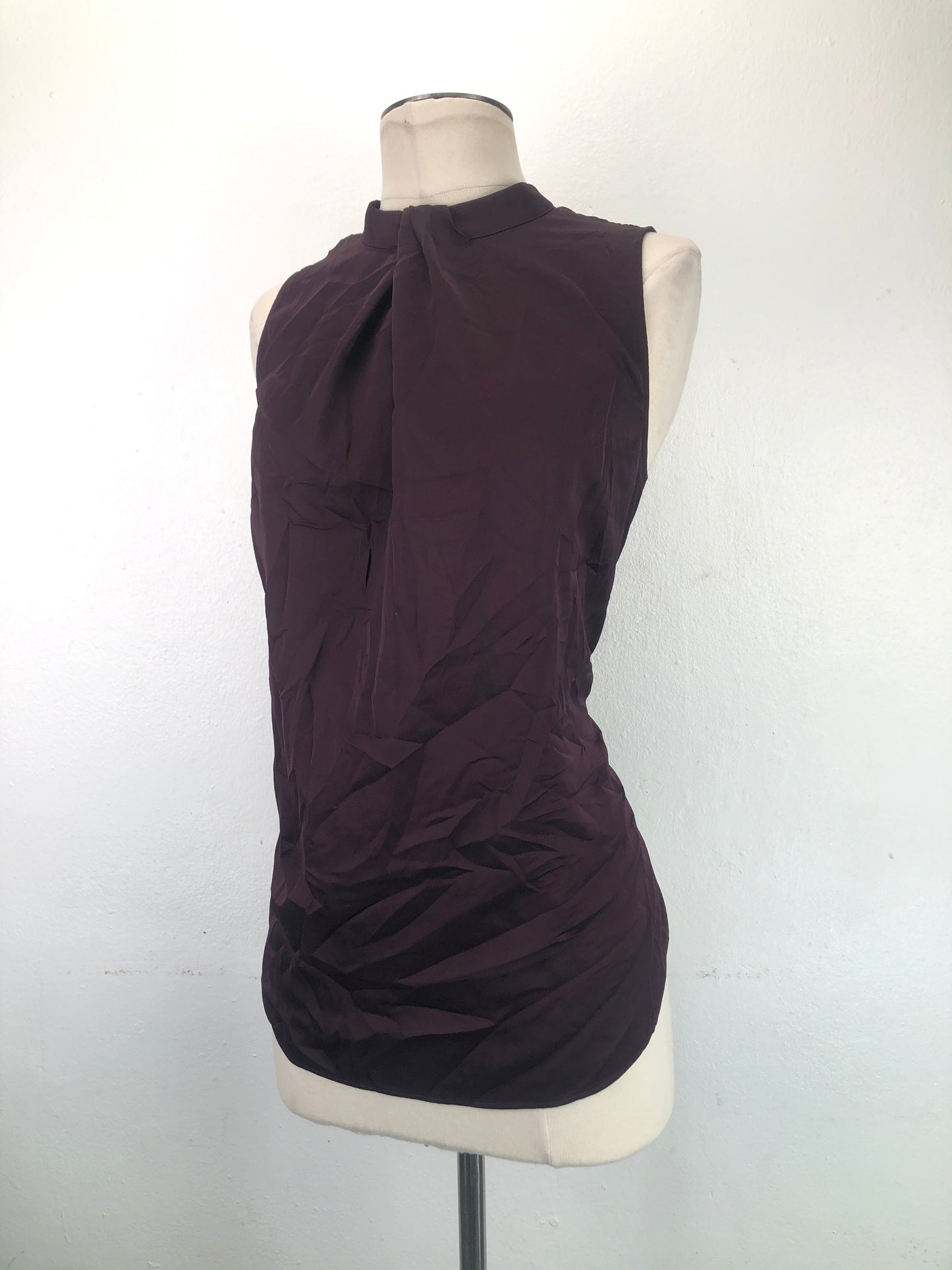 Blusa Rojo vino Ann Taylor