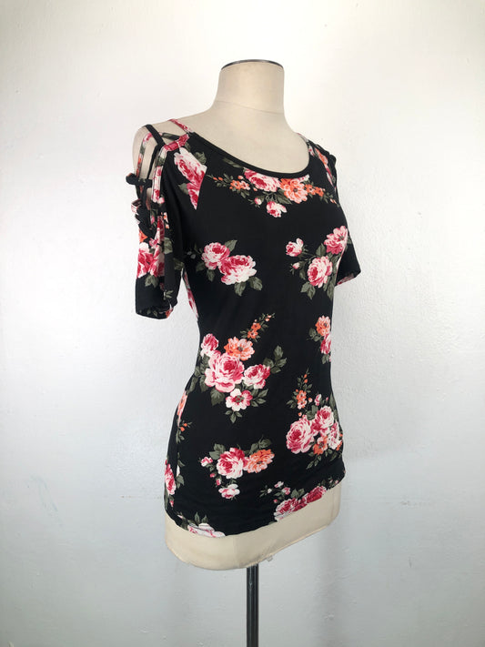 Blusa Negro de Flores Eye Candy