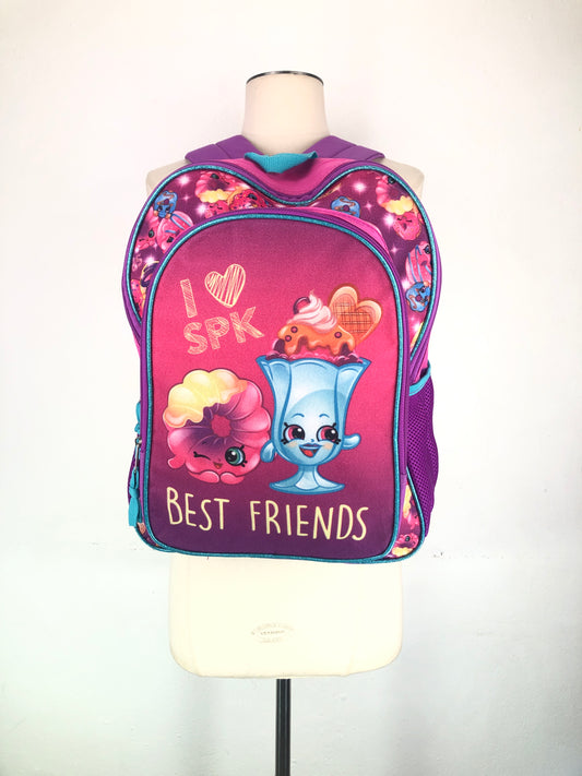 Mochila Rosado Shop kins