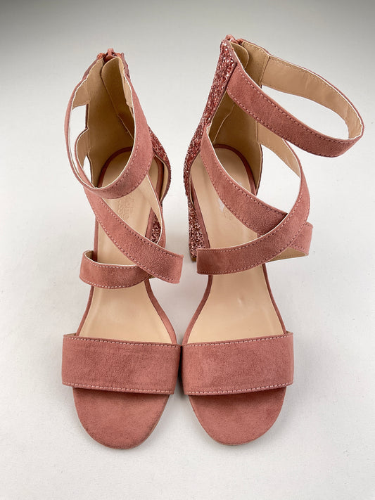Zapatilla Nude Brillo Charlotte Russe