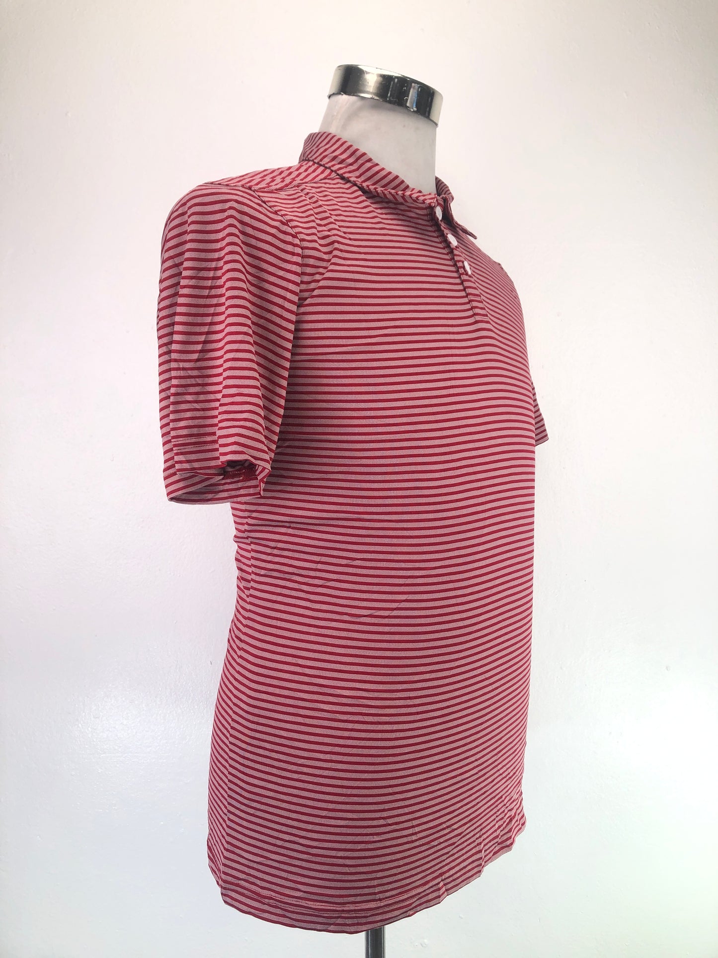 Camiseta Rojo vino de Rayas Deportivo Columbia