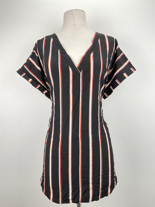 Blusa Negro de Rayas Shein Curve