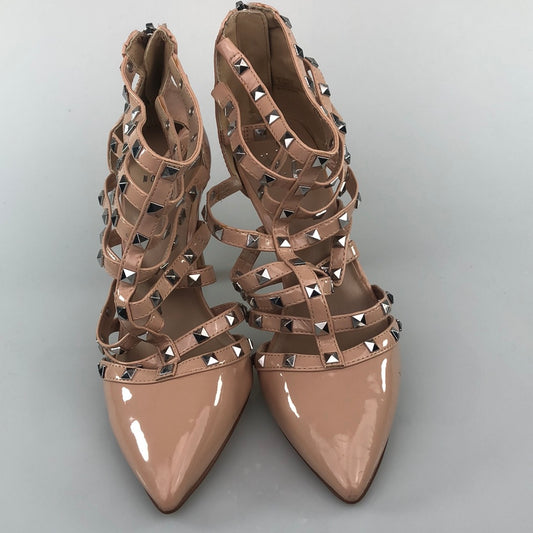 Zapatilla Crema de Tacon Mix