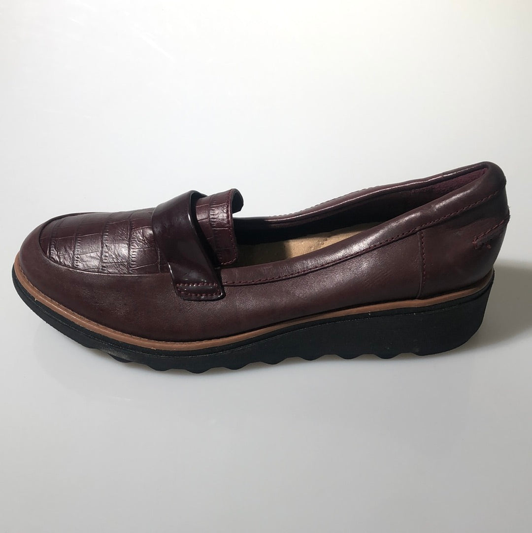 Zapato rojo vino Collection Clarks