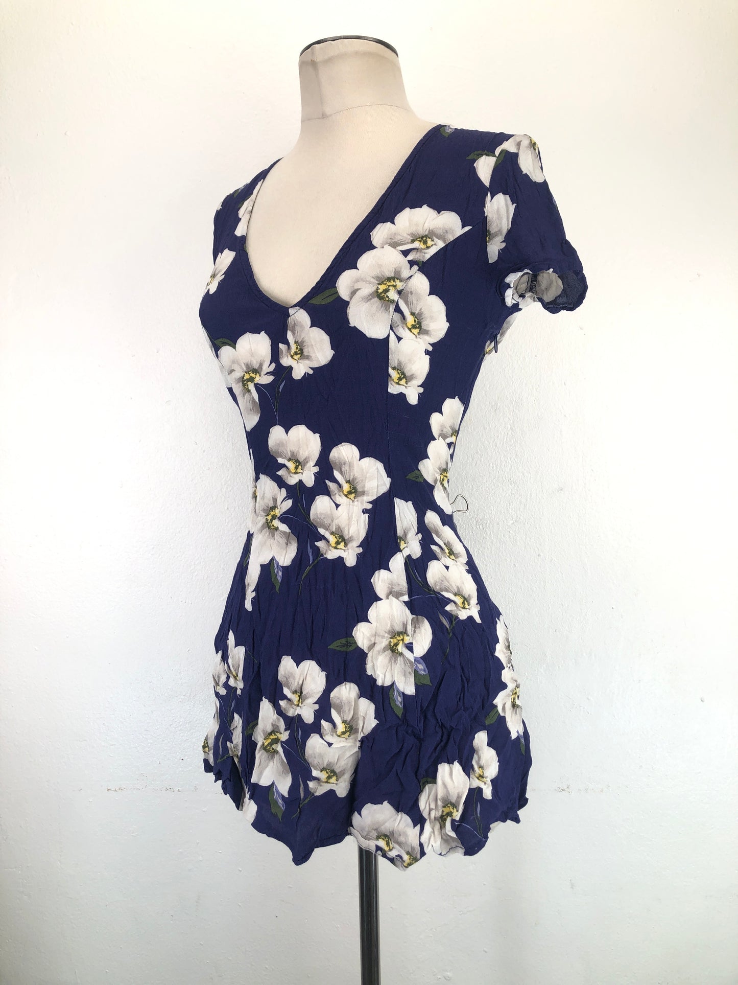 Vestido Morado Floral Forever 21