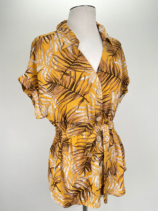 Camisa Amarillo Floral L.i.f.e.
