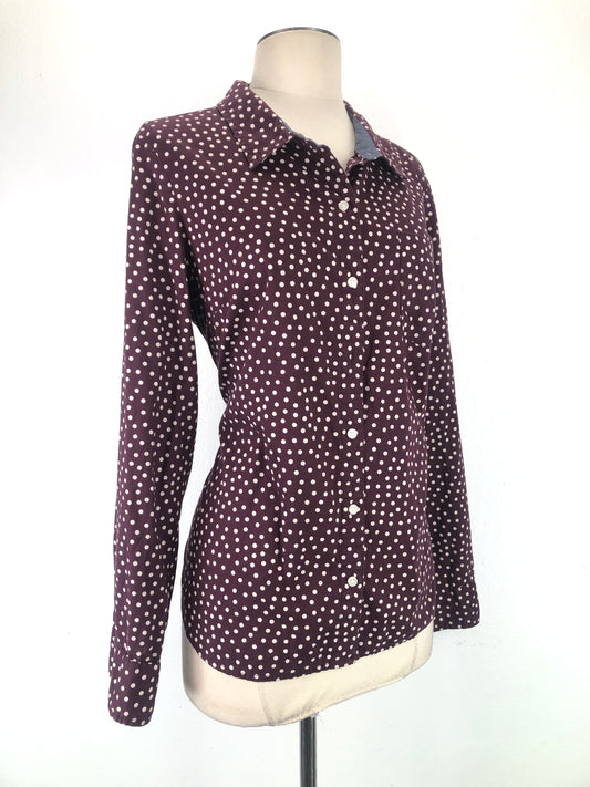 Camisa Rojo vino de Lunares Tommy Hilfiger