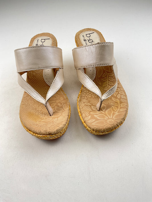 Zapatilla crema b.o.c
