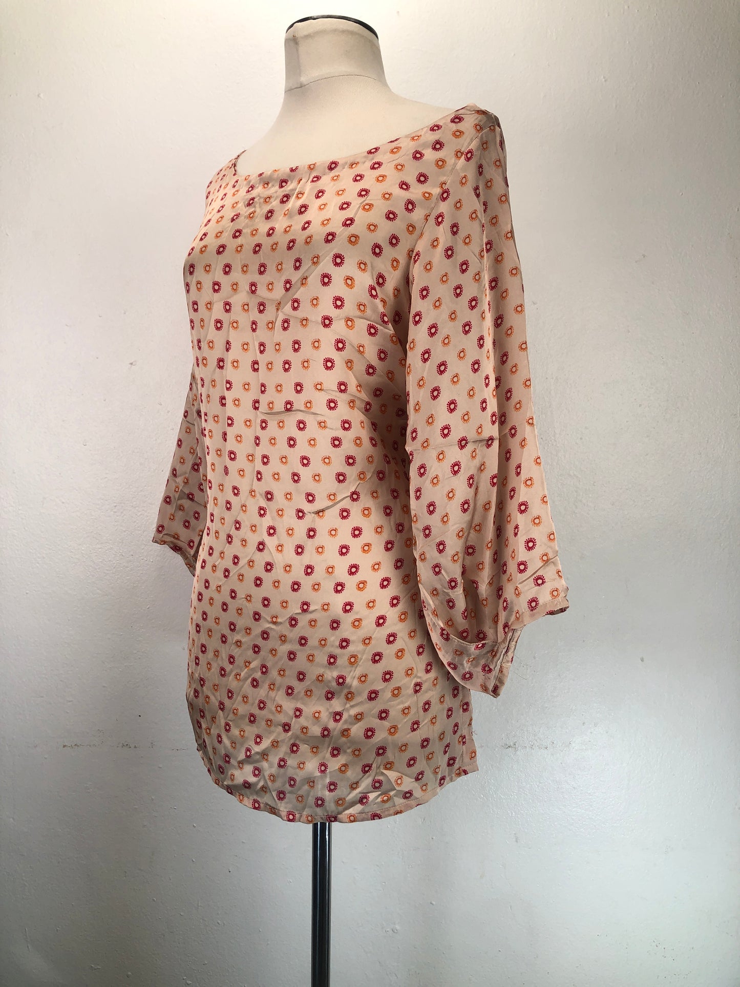 Blusa Nude de Lunares Variangis
