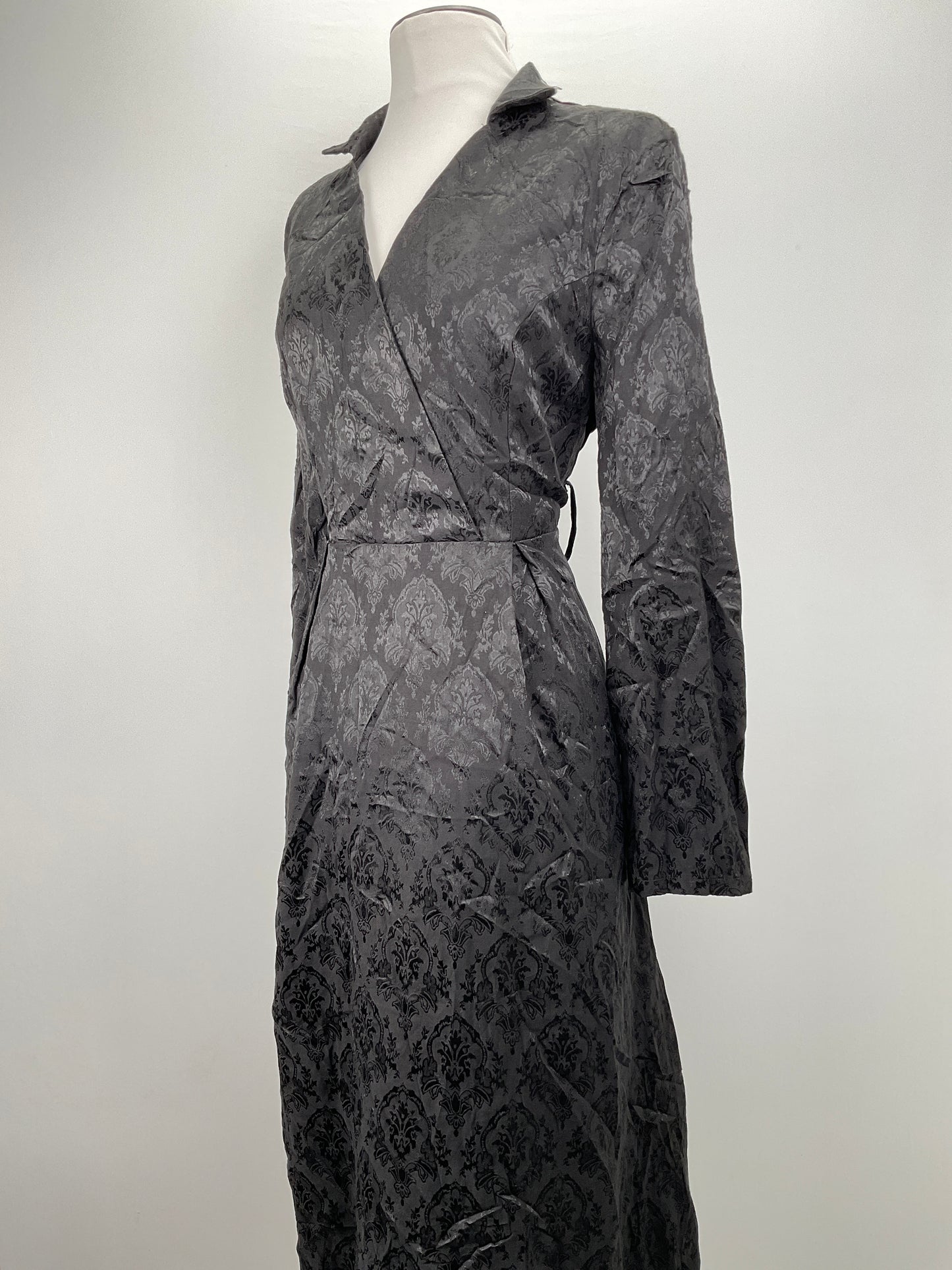 Vestido Negro Floral Variangis