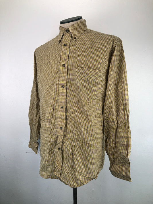 Camisa Amarillo de Cuadro Wrink Lefree