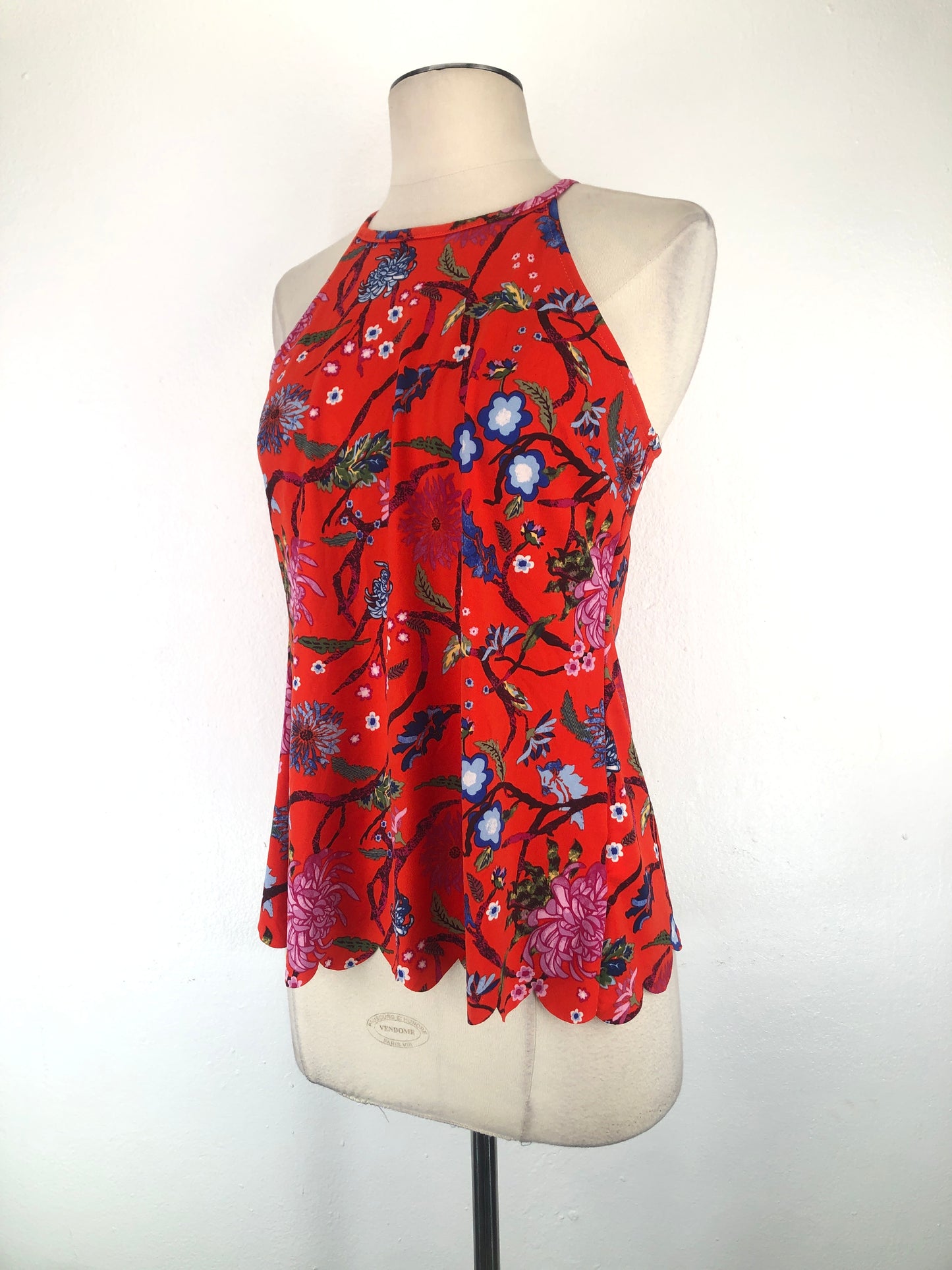 Blusa Naranja de Flores Candies
