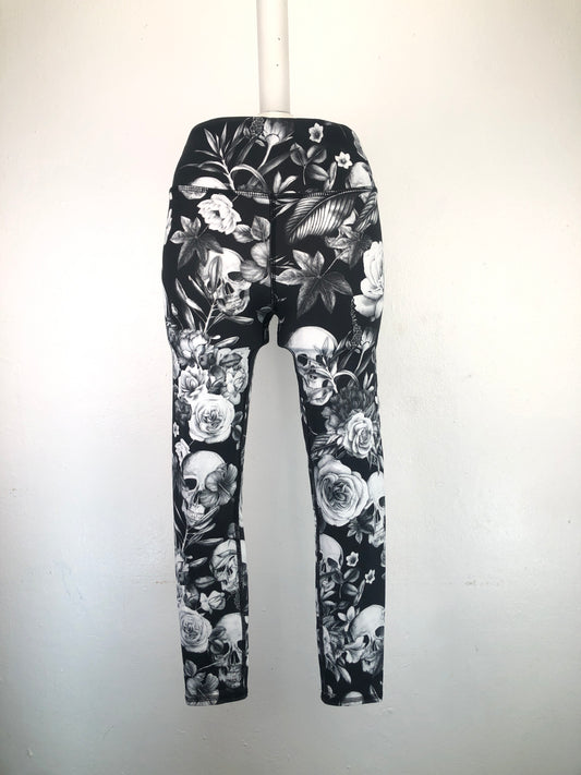 Licra Negro Floral Deportivo Evolution and Creation