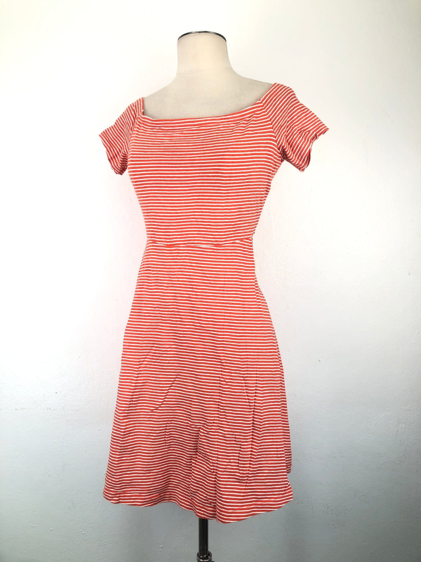 Vestido Blanco Rayas Old Navy