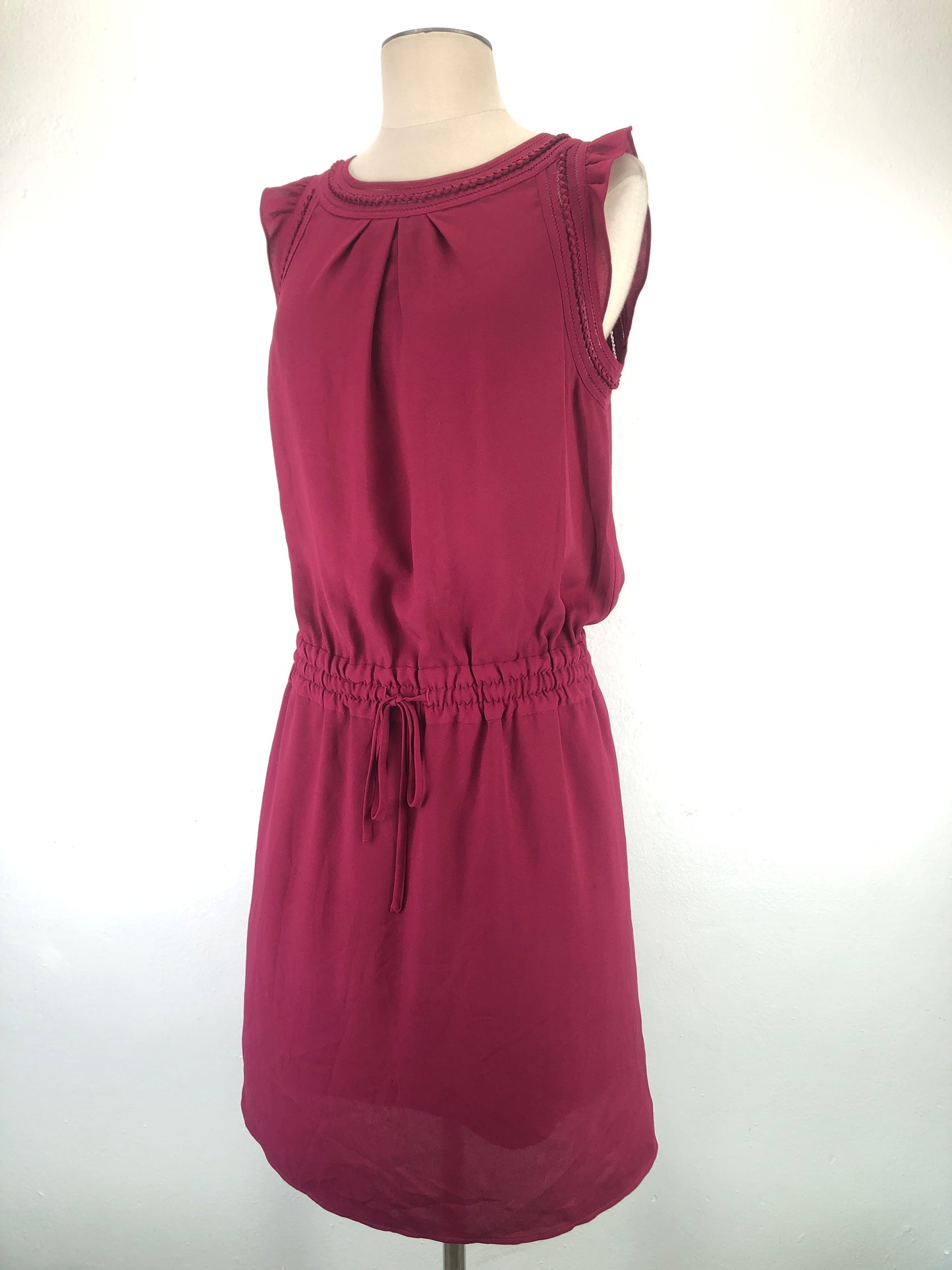Vestido Rojo Vino Elogy