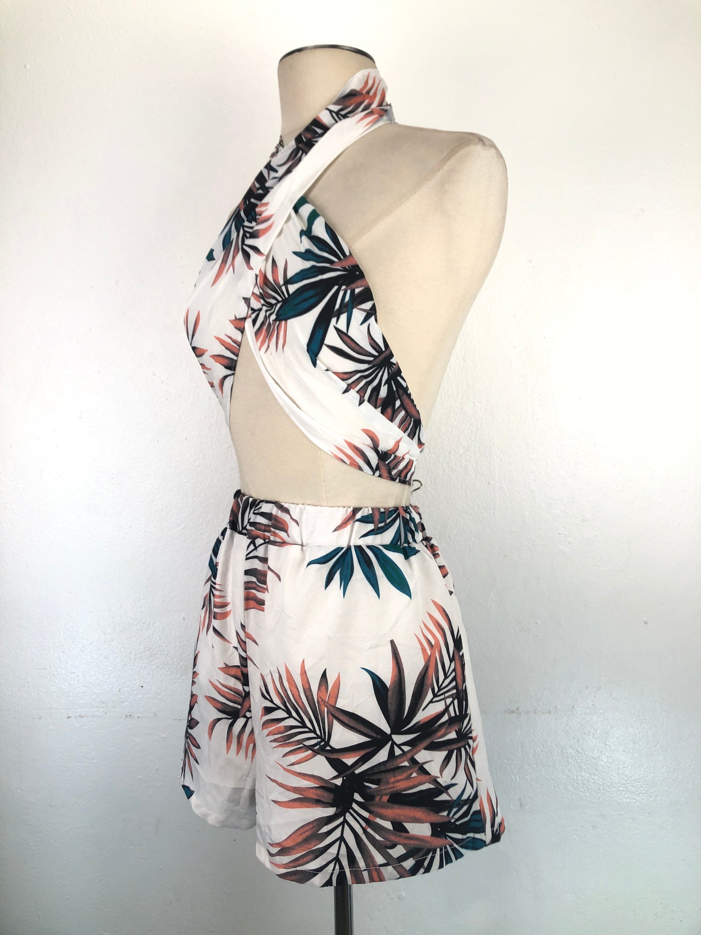 Conjunto Blanco de Flores Shein