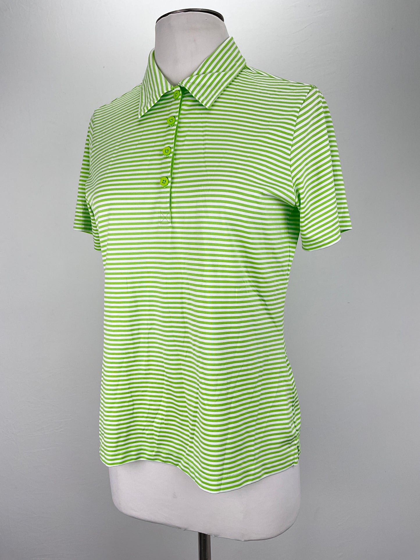 Camiseta Verde de Rayas Tour Teck