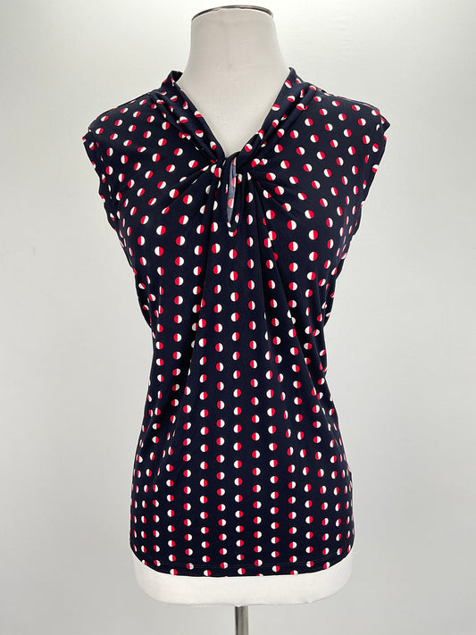 Blusa Negro de Lunares Tommy Hilfiger