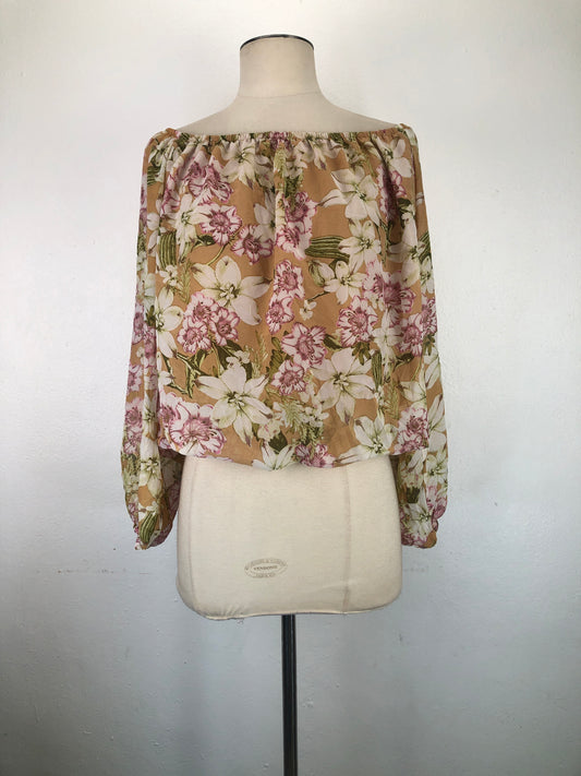 Blusa Crema de Flores New York Company