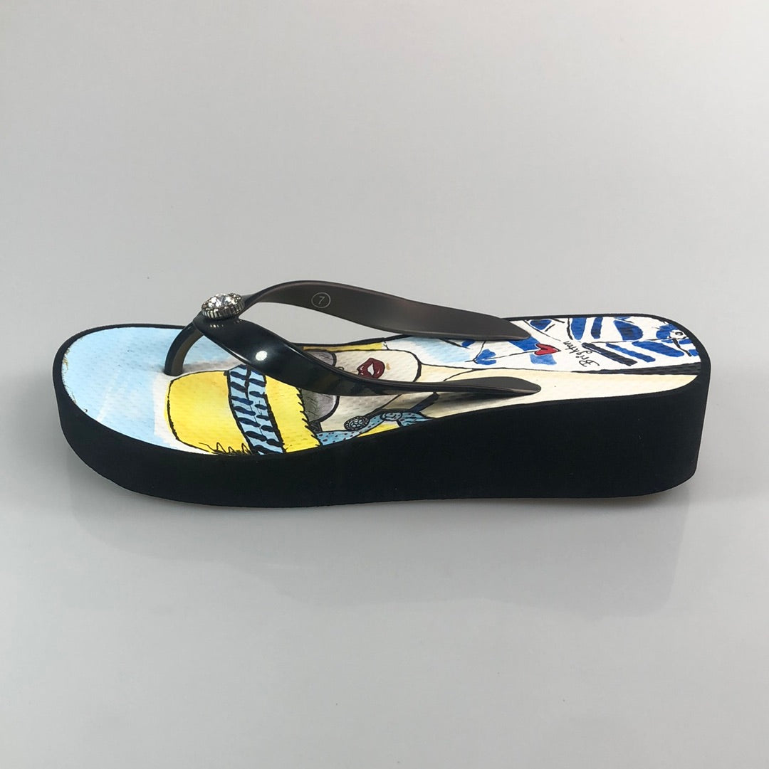 Sandalia Negra Brighton