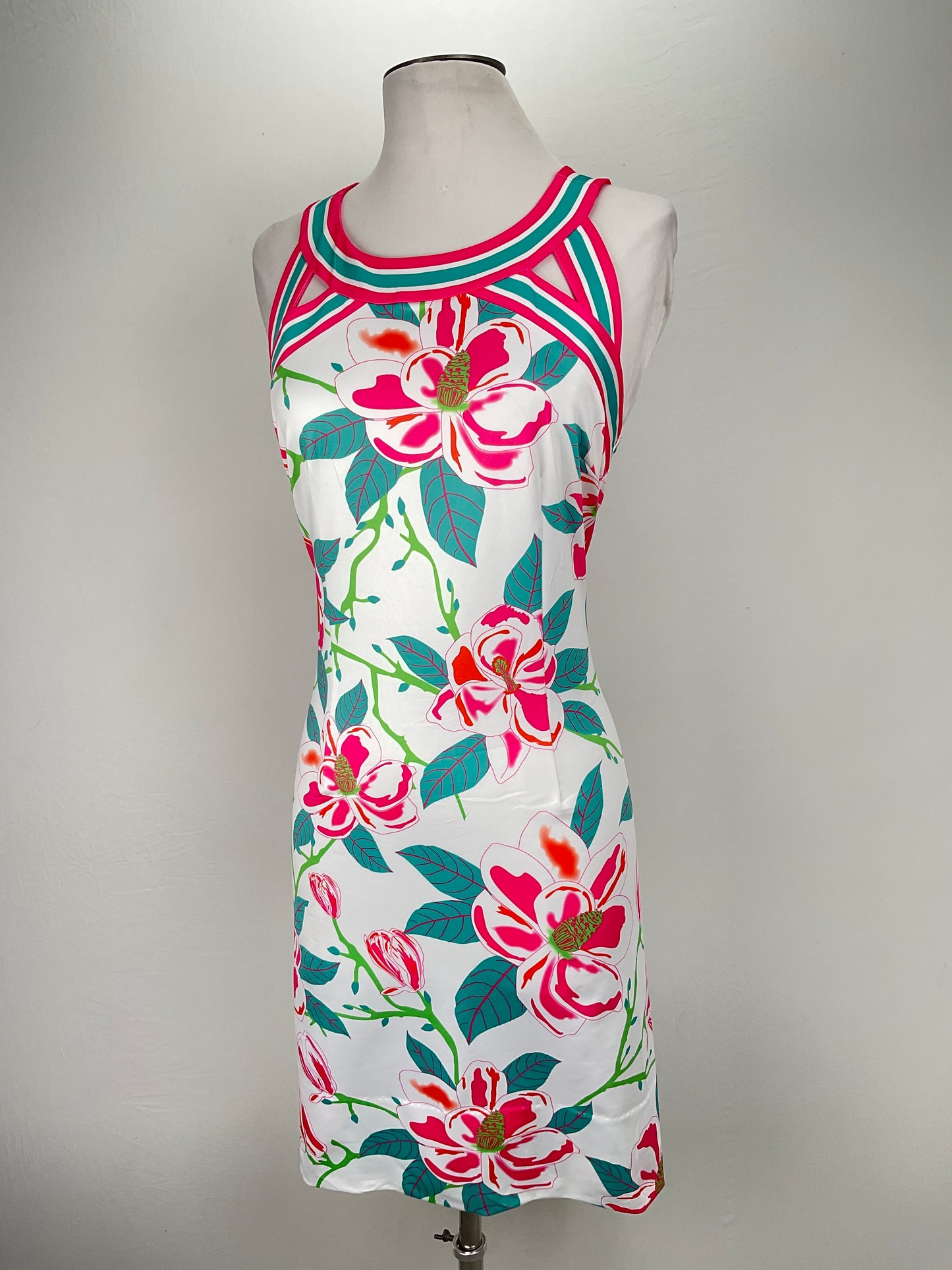 Vestido Blanco Floral Gretchen Scott