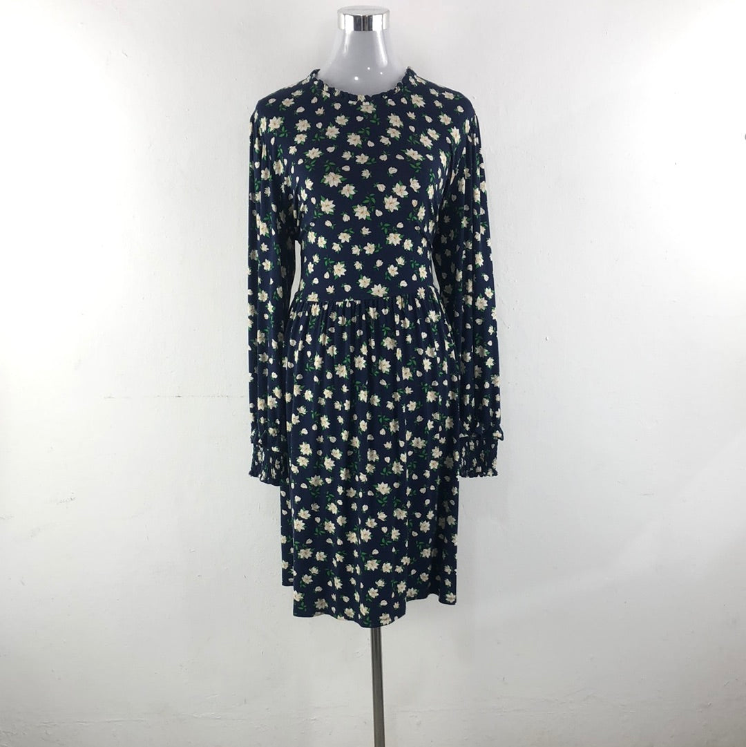 Vestido Azul Marino de Flores Draper James