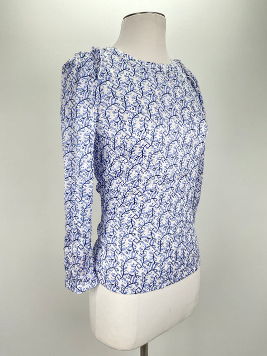 Blusa Blanco Floral Loft