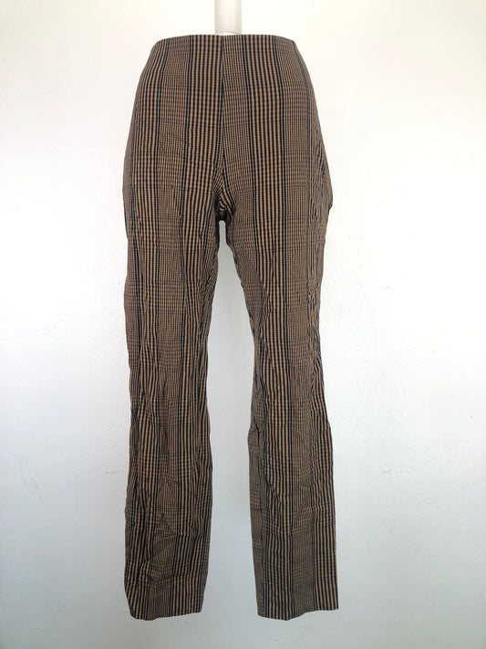 Pantalon Marron de Vestir Cuadro New Day
