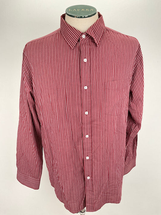 Camisa Rojo vino de Rayas Croft Barrow