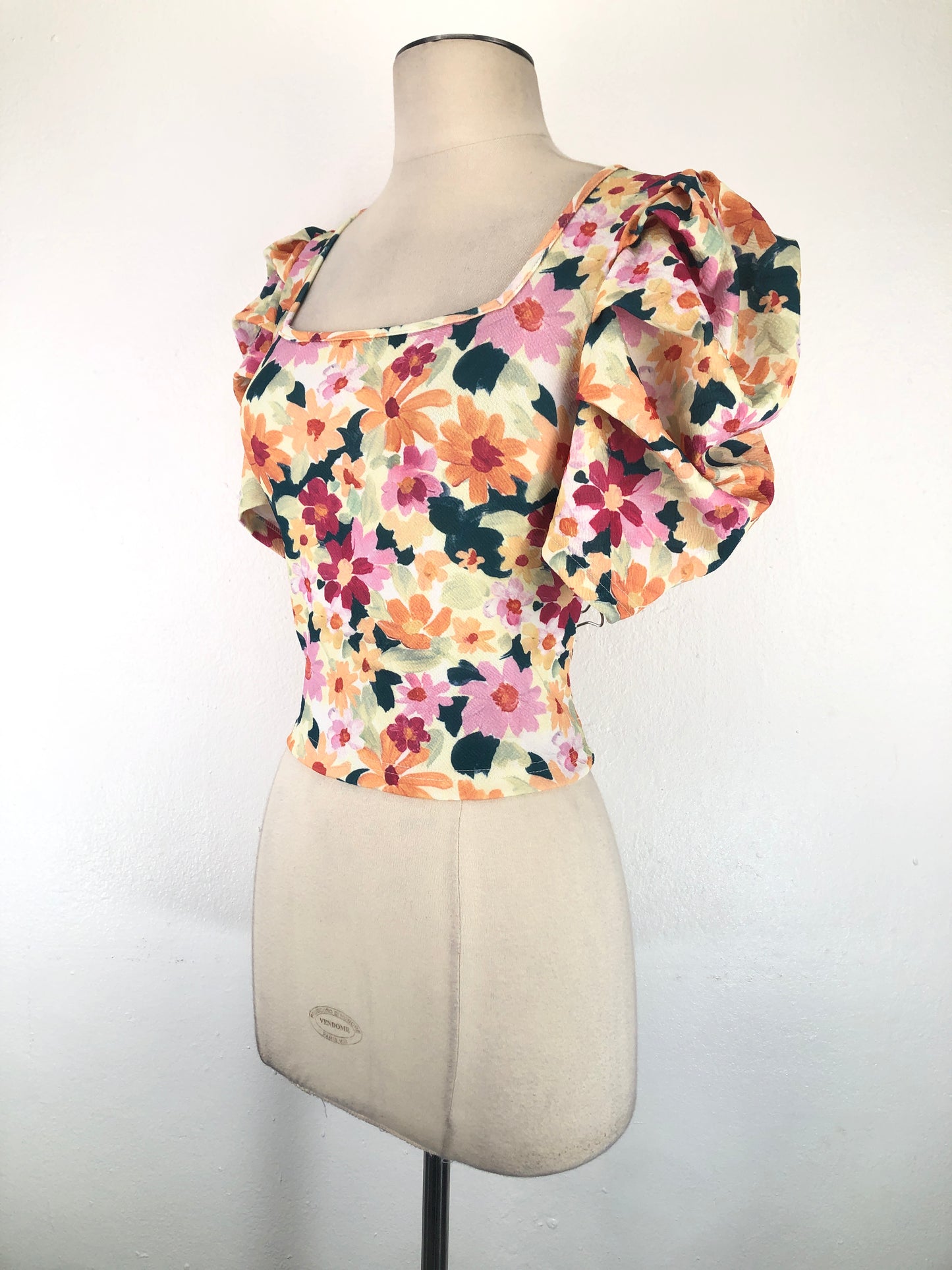 Blusa Multicolor des Flores Shein