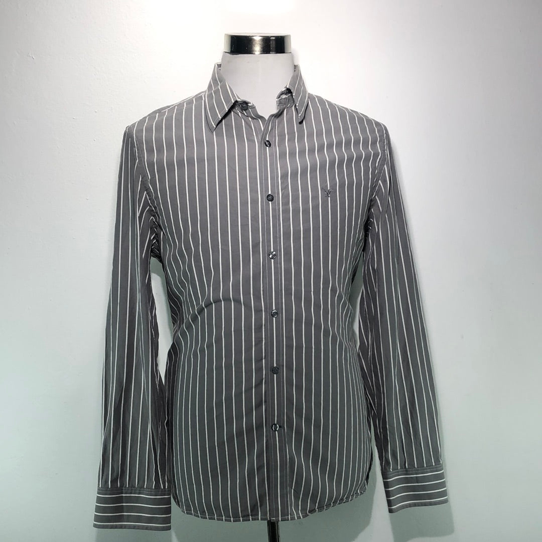 Camisa Gris de Raya American Eagle