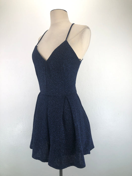 Enterizo Azul oscuro de Brillo Windsor