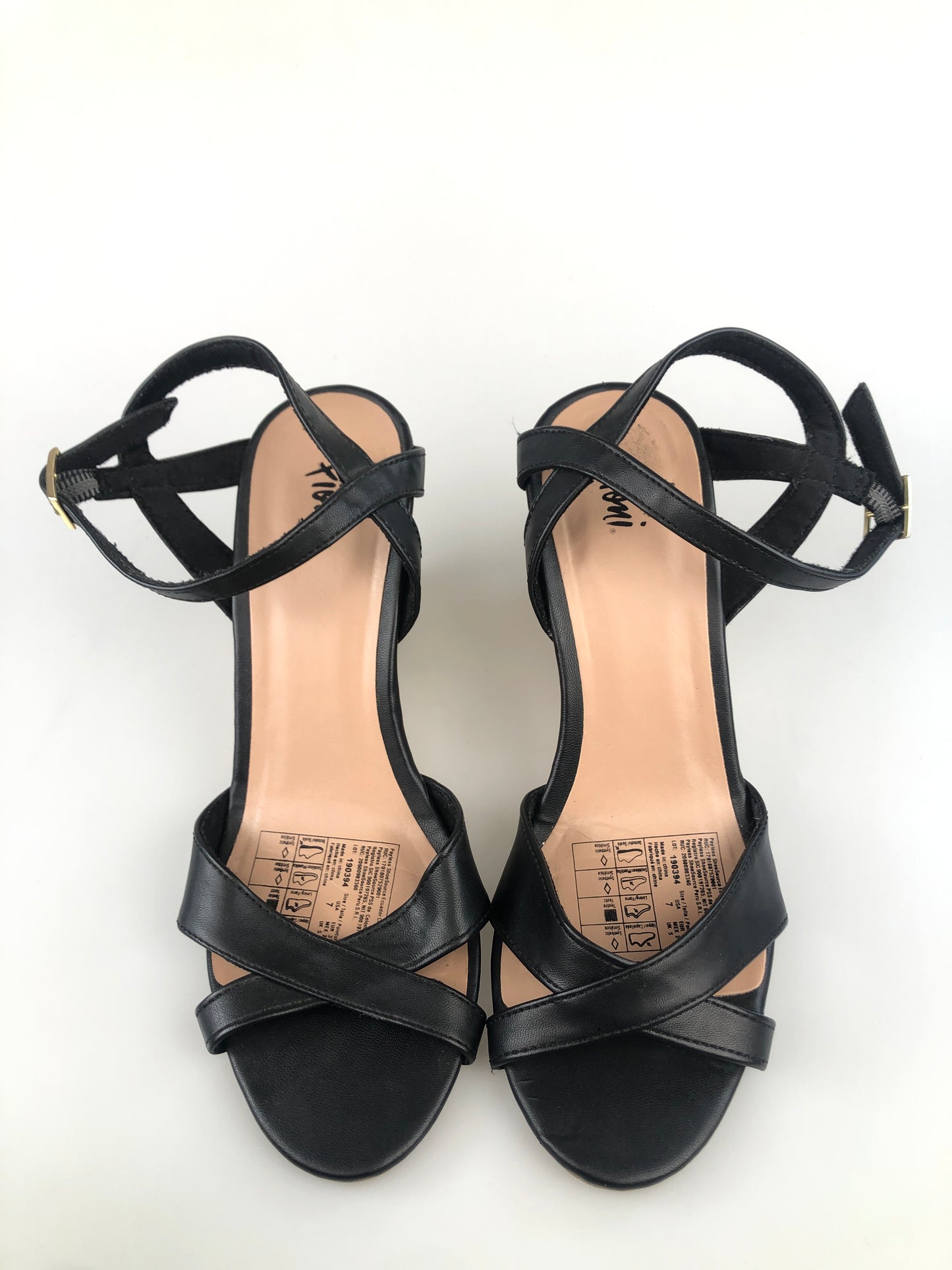 Zapatilla Negro Pataforma Fioni