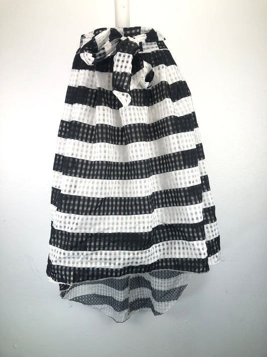 Falda Blanco Rayas Variangis