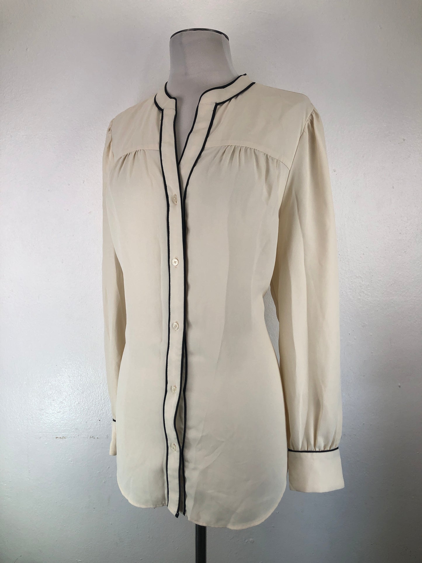 Blusa Beige Ann Taylor