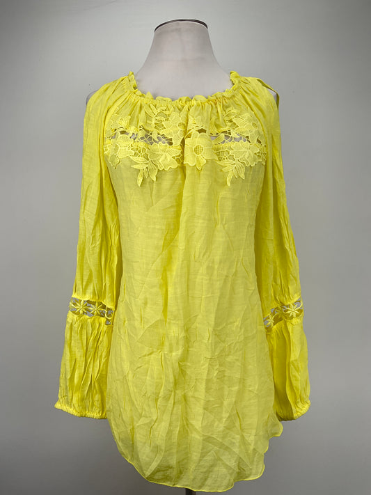 Blusa Amarillo Floral Variangis