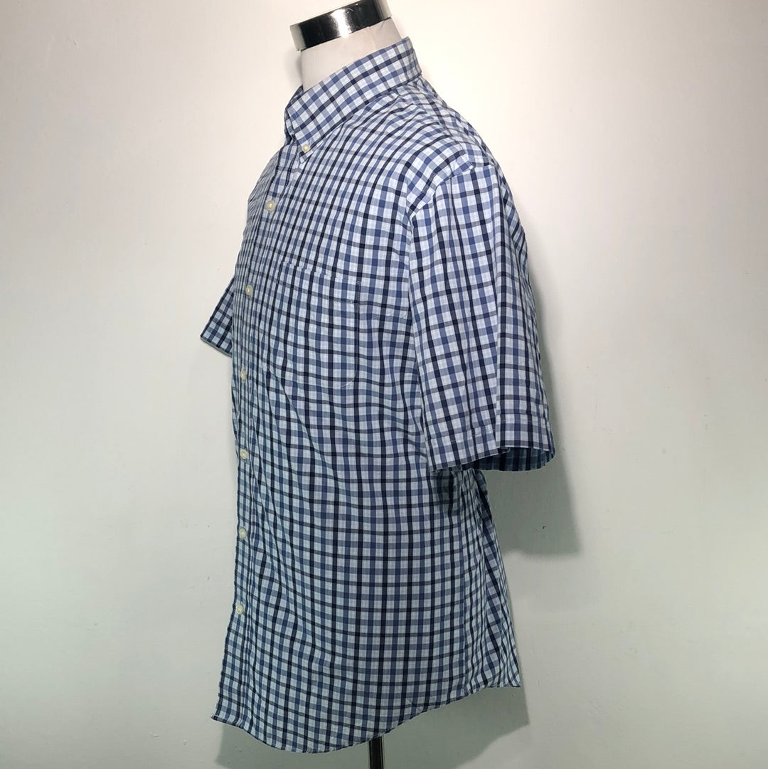 Camisa Azul de Cuadro Arrow