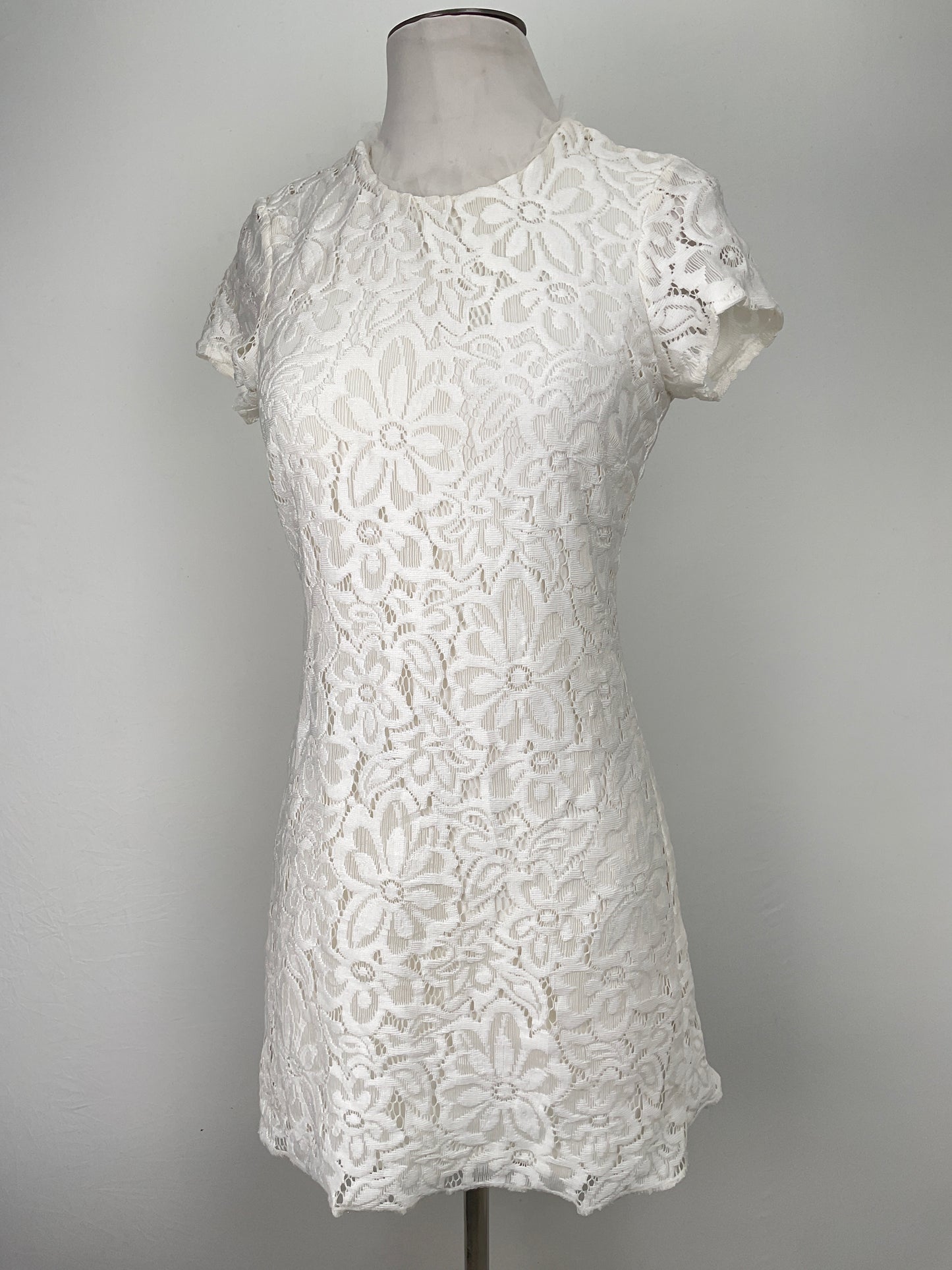 Vestido Blanco Floral Bebe