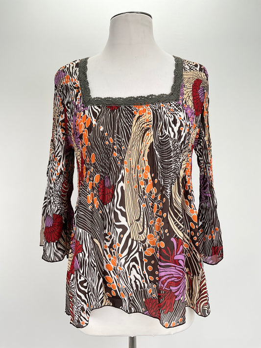 Blusa Multicolor Plisse