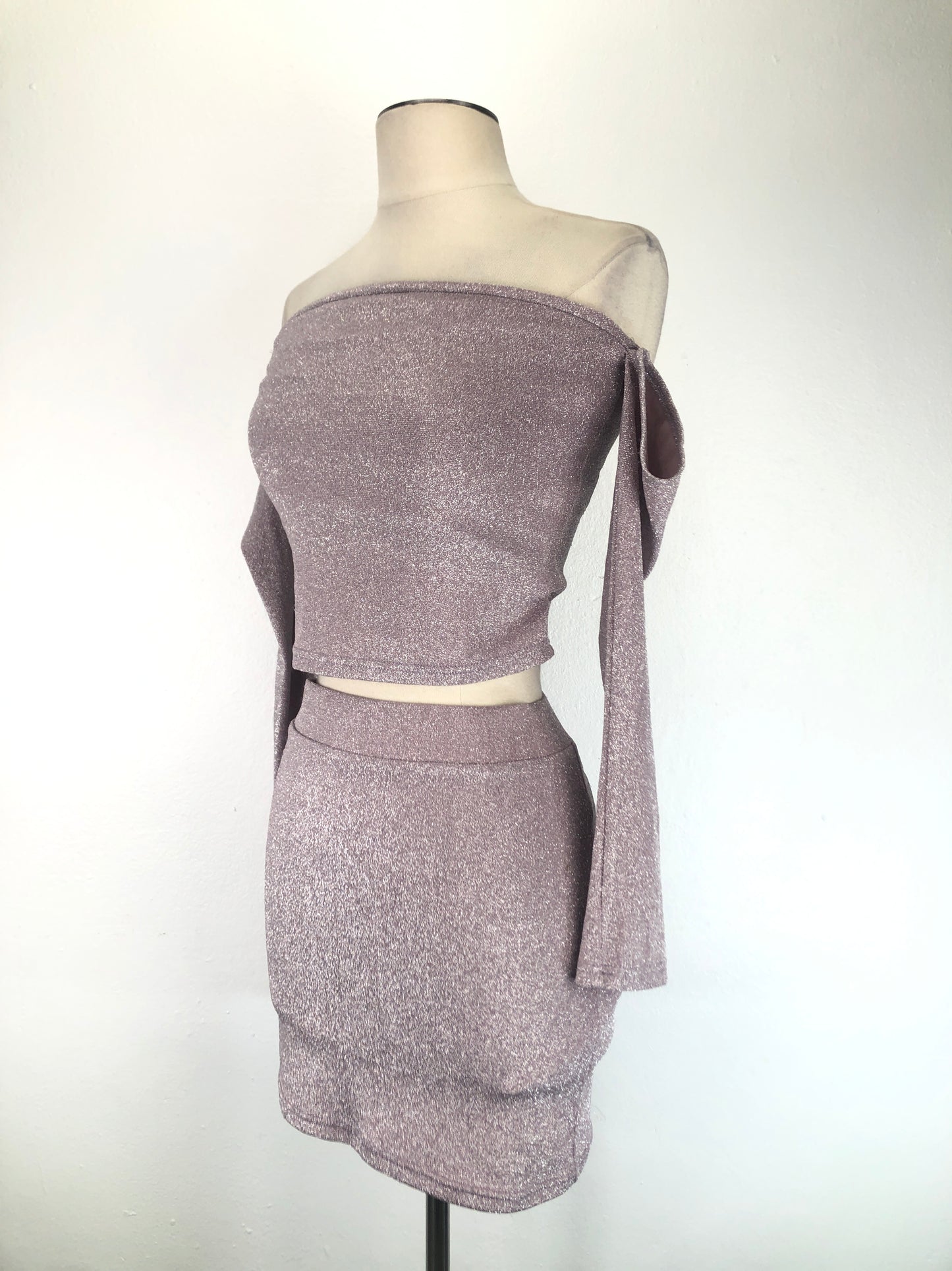 Conjunto Plateado Forever 21