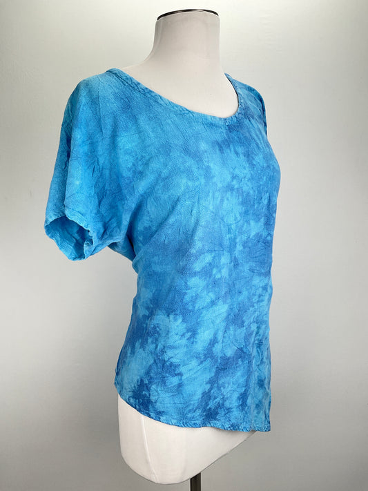 Blusa Azul Oh My Gauze