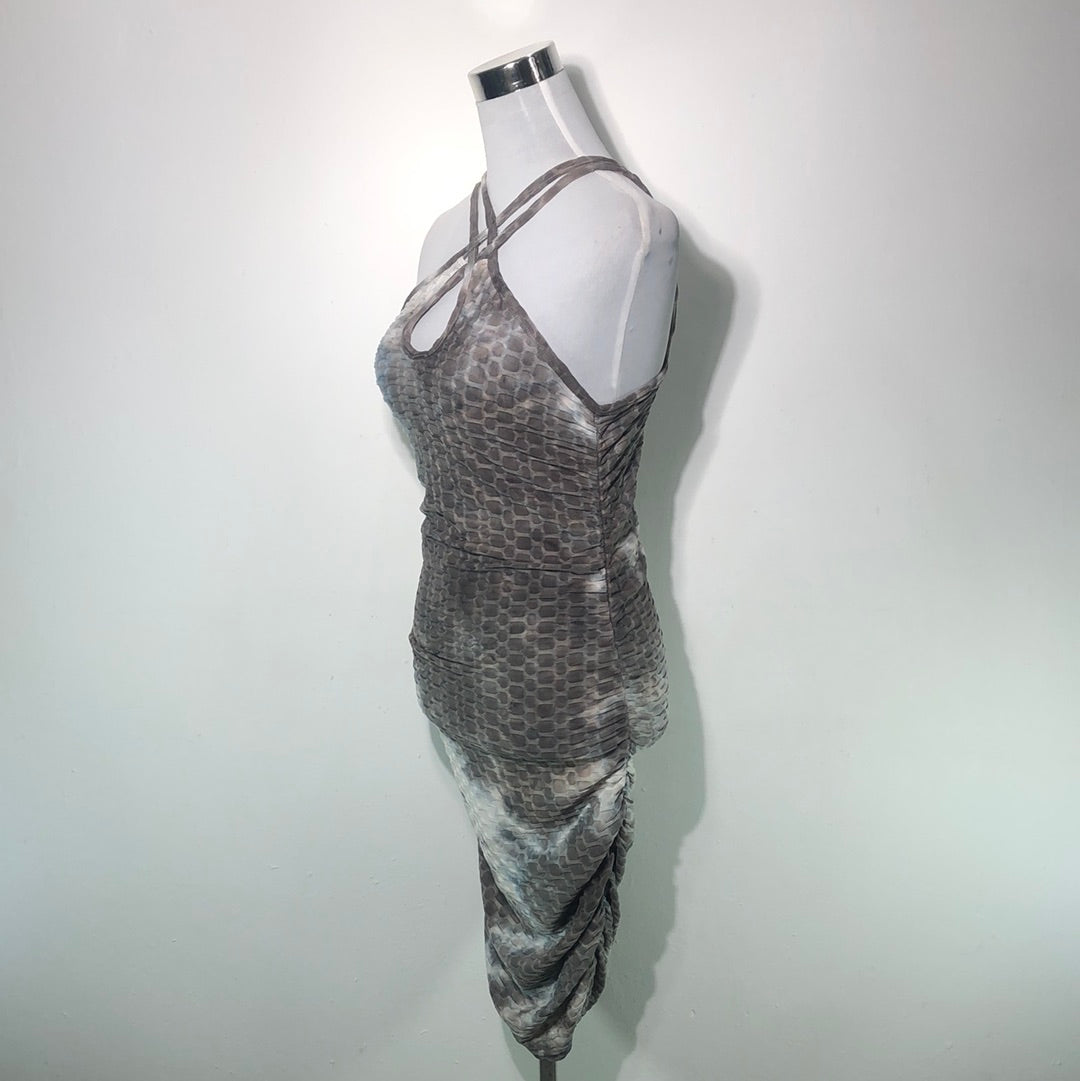 Vestido Gris Hot Kiss