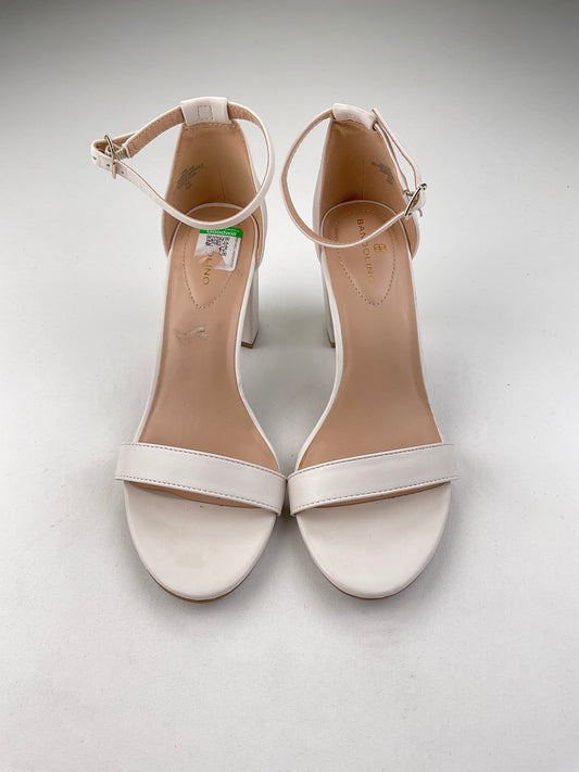 Zapatilla Blanco de Tacón Bandolino