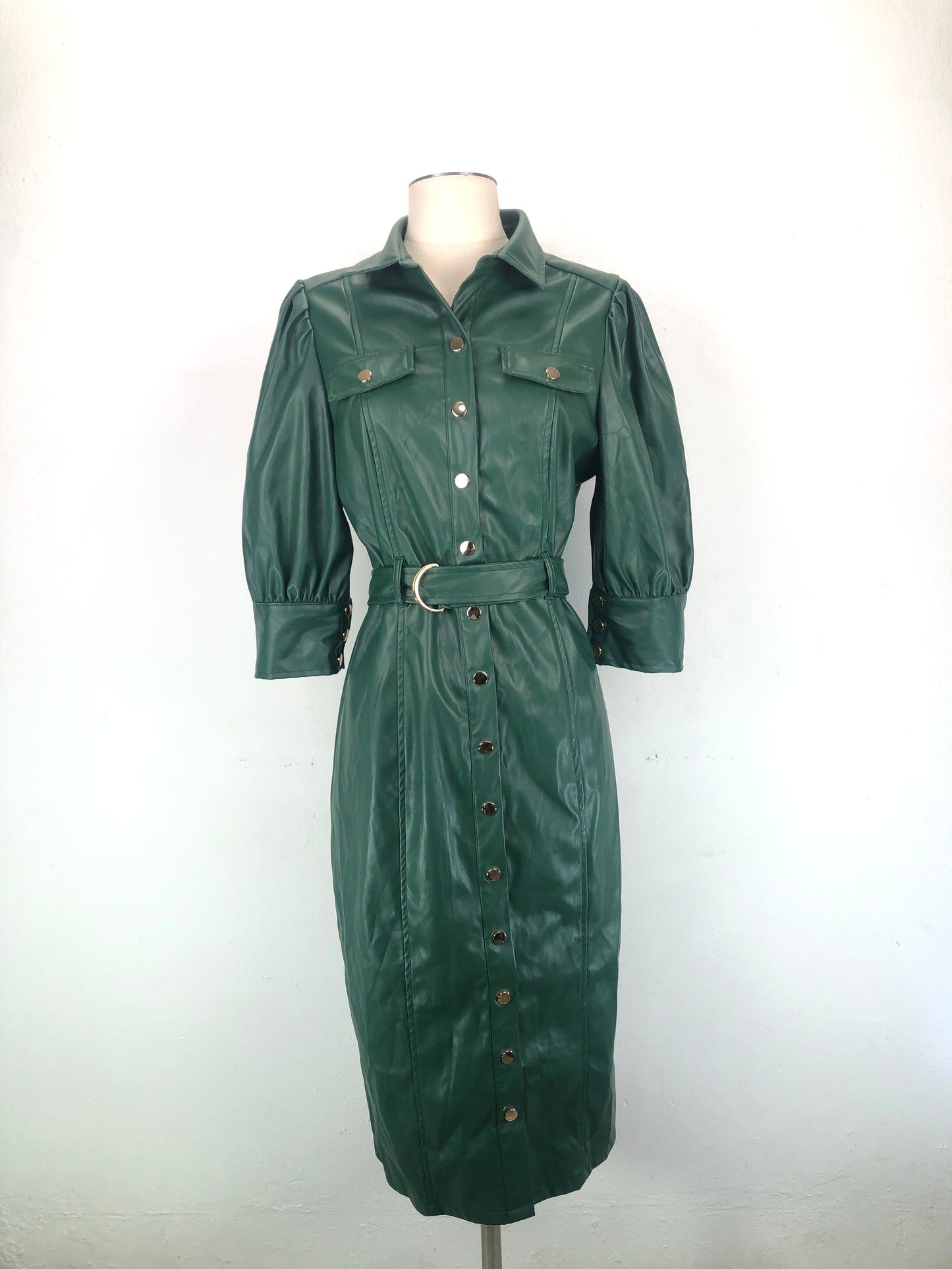 Vestido Led Verde Fashion Nova