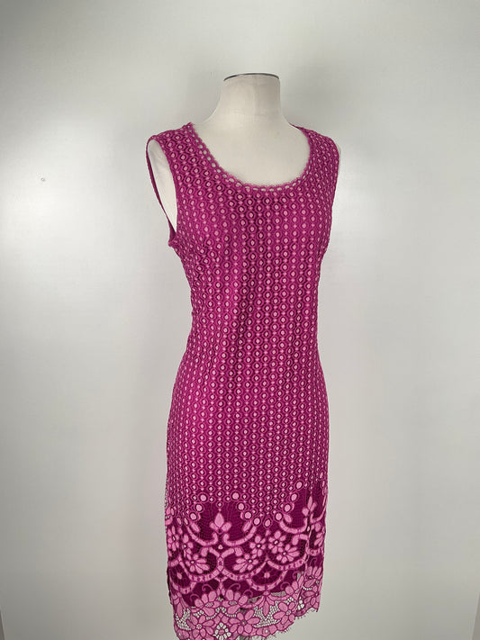 Vestido Morado de Lunares Isaac Mizrahi