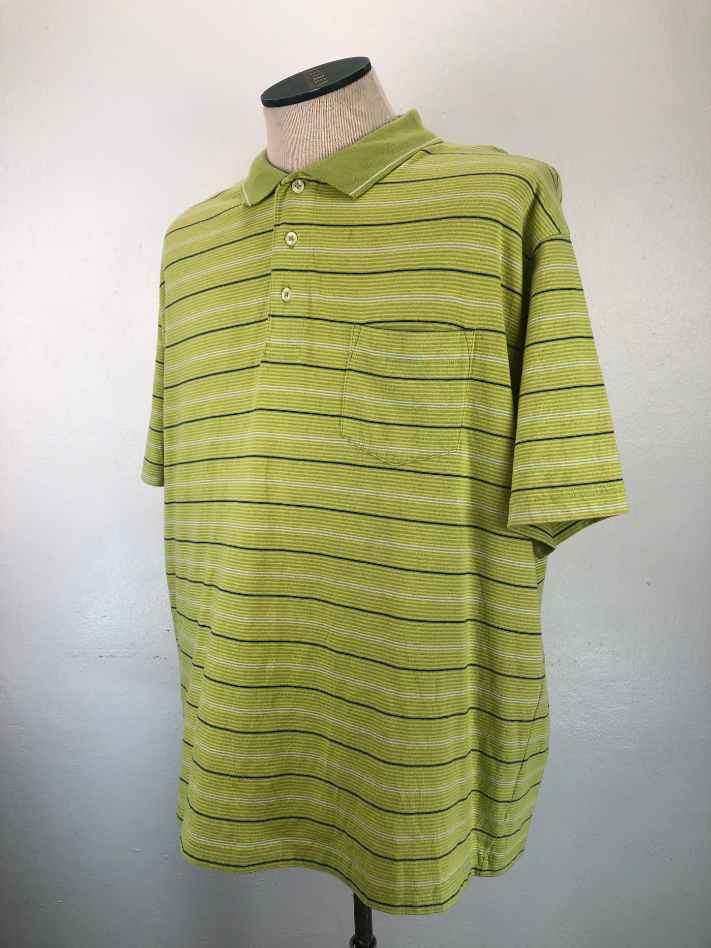 Camiseta Verde Limon Rayas Saddlebred